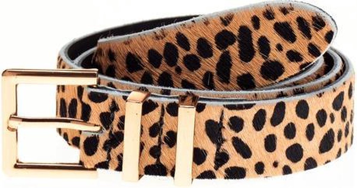 Elvy Fashion - Belt 30402 Skin - Beige/Black Spot