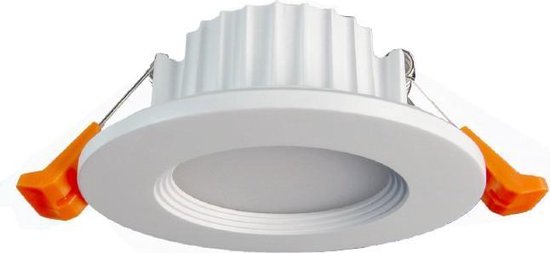 LED plafondarmatuur Ø 90mm - 5W - 3200K - Rond - Wit - IP44
