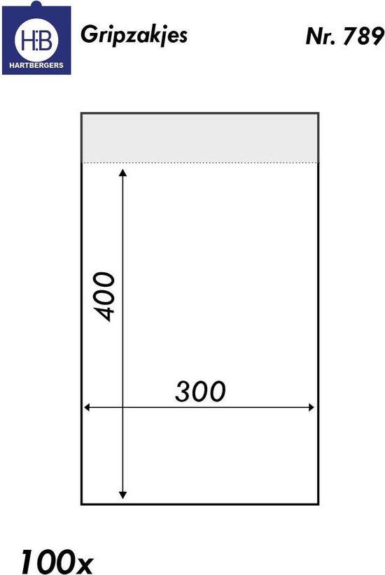 Sachet ZIP Transparent 300 mm x 400 mm