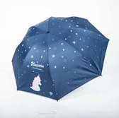 Uitschuifbare Paraplu Kinder paraplu Motief Unicorn UV bestendig