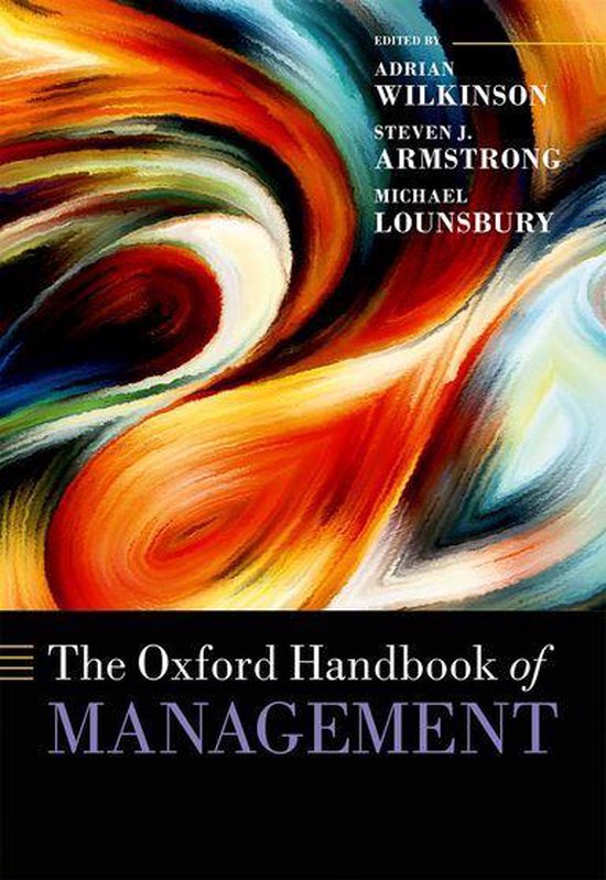 Oxford Handbooks - The Oxford Handbook of Management - cover
