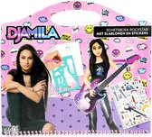 Djamila Schetsboek Rockster met Stickers