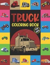 Truck Coloring Book For Kids.