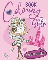 Coloring Book for Girls: Princesses