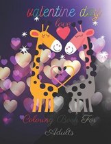 valentine day love coloring book for adults