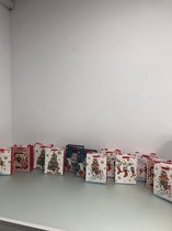 leuke kerst cadeau tasjes - set van 12 stuks