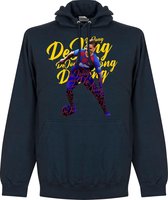 F. De Jong Script Hoodie - Navy - Kinderen - 152