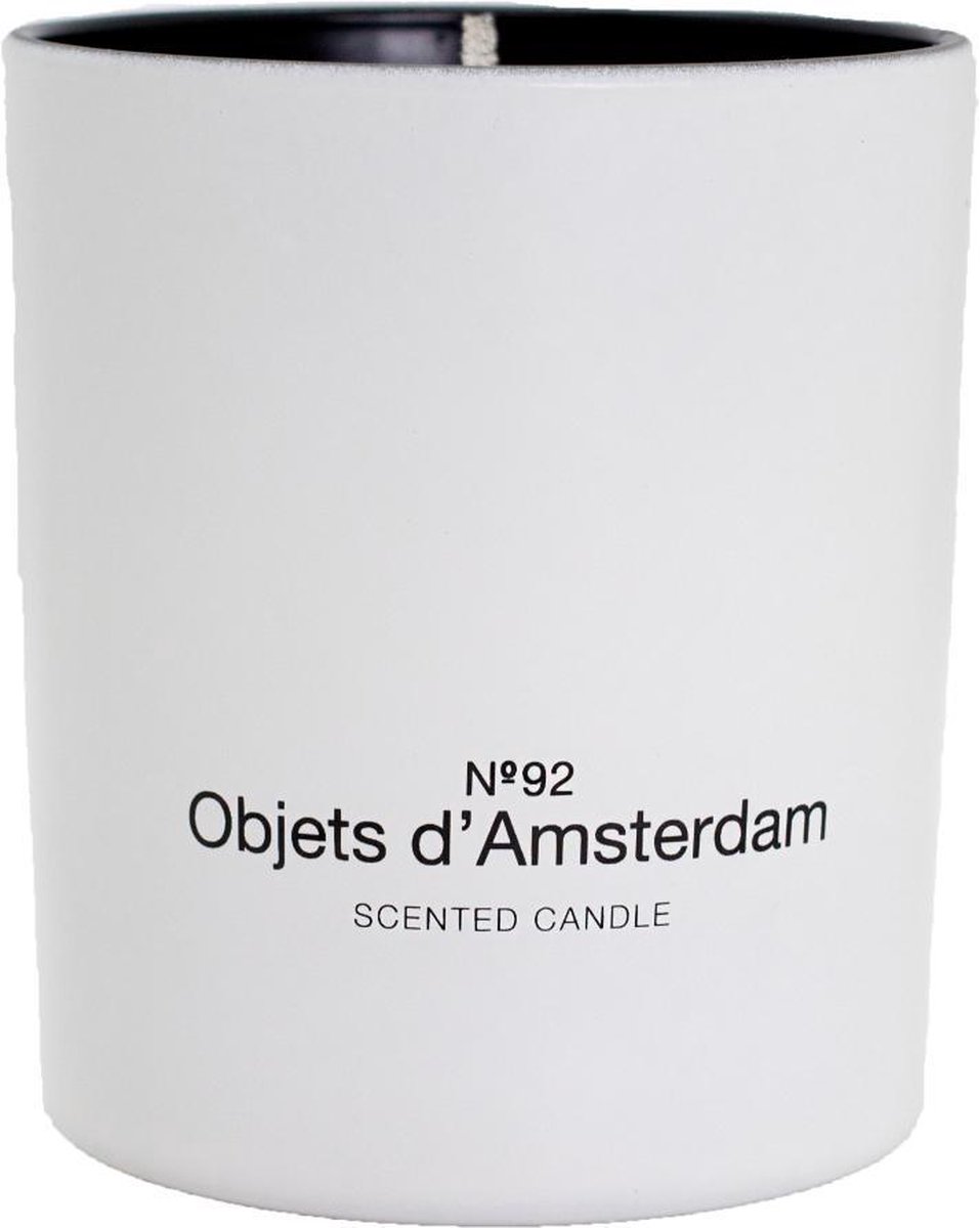 Marie-Stella-Maris Eco Candle Geurkaars - Objets d'Amsterdam - 100% Natuurlijk - Tot wel 50 Branduren - 220 gr - Marie-Stella-Maris