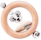Joe's - Hond Bijtring & Rammelaar - Hout & Silicoon met belletje