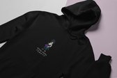 Uchiha Sasuke Pixel Anime Merch HOODIE - Maat S - Merchandise Manga Sharingan Ninja Naruto