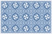 4 X Placemat My Home&More - Tegel Lisbon Blue - Luxe- Hoogwaardig kwaliteit - Elegant - Feest - Chique- Hittebestendig - Anti slip - 45x30cm