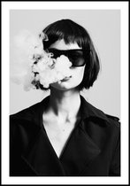Poster Smoking girl