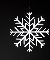 Kerstkaarten houder - Sneeuwvlok - Wit - Metaal - Kerstversiering - Kaartenhouder - Kerstkaart hanger