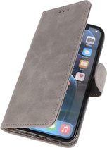 Bestcases Booktype Telefoonhoesje voor iPhone 12 Pro Max - Grijs