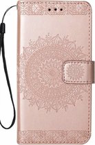 Apple iPhone 7 - 8 Bookcase - Roze - Bloemen - Portemonnee hoesje