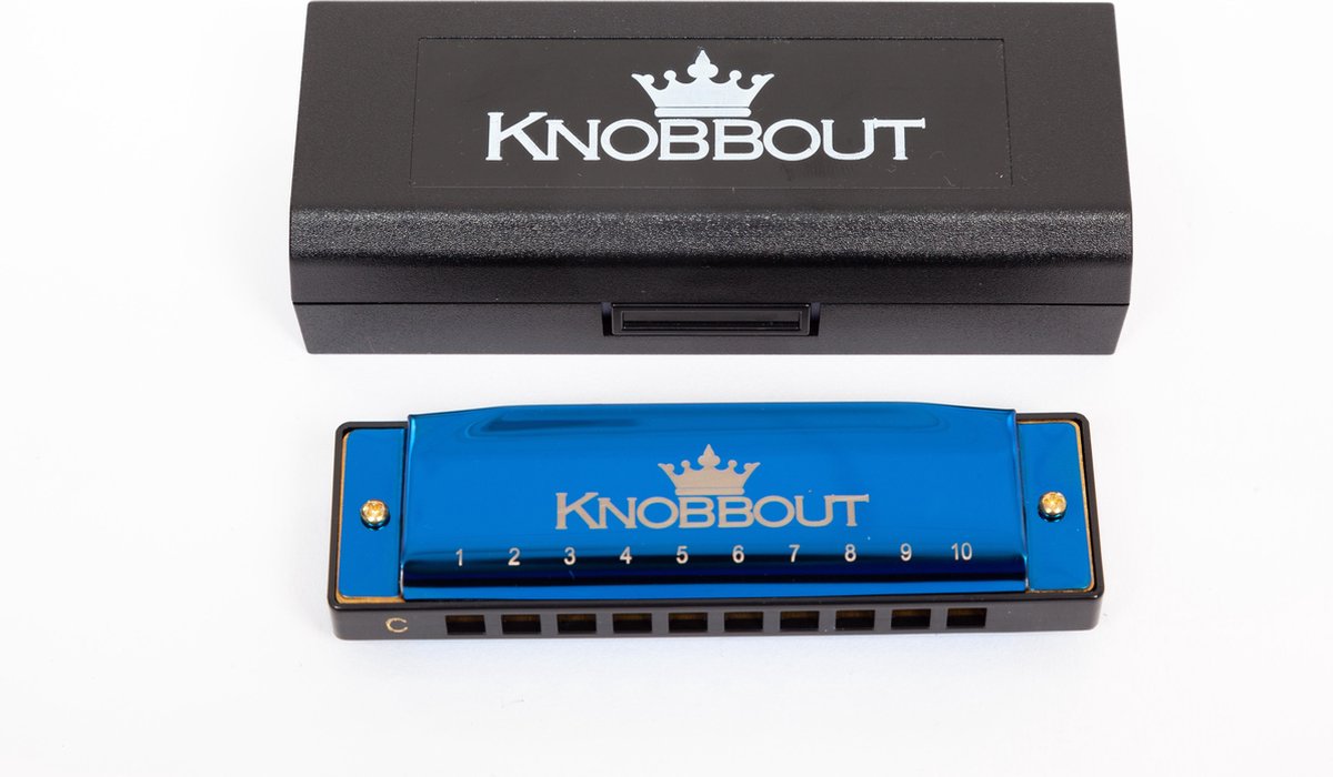 Mondharmonica in C, Blauw