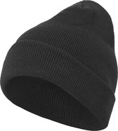 Build Your Brand Volwassenen Unisex Heavy knit Beanie (Zwart)