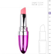 Easytoys Lipstick Vibrator - Roze – lippenstift vibrator – easy toys – kleine G-Spot vibrator - vibrators voor vrouwen - clitoris - Erotiek Toys - extra stimulatie – fluisterstil -