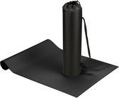 Yoga mat Zwart 90x185cm met opberghoes