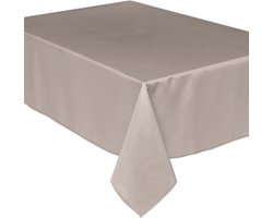 Atmosphera Tafelkleed - 240 x 140 cm - beige - Eettafel tafellakens - polyester