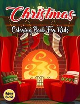 Christmas Coloring Book For kids Ages 8-12