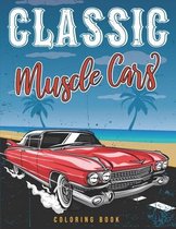 Classic muscle cars coloring book