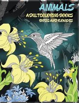 Adult Coloring Books Birds and Flowers - Animals