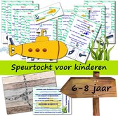 Speurtocht voor kinderen - De gele banaan en de verloren schat  - 6 t/m 8 jaar - kinderfeestje - speurtocht- speurpakket - compleet draaiboek - PRINT ZELF UIT!
