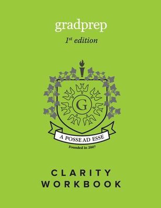GradPrep Clarity Workbook - cover