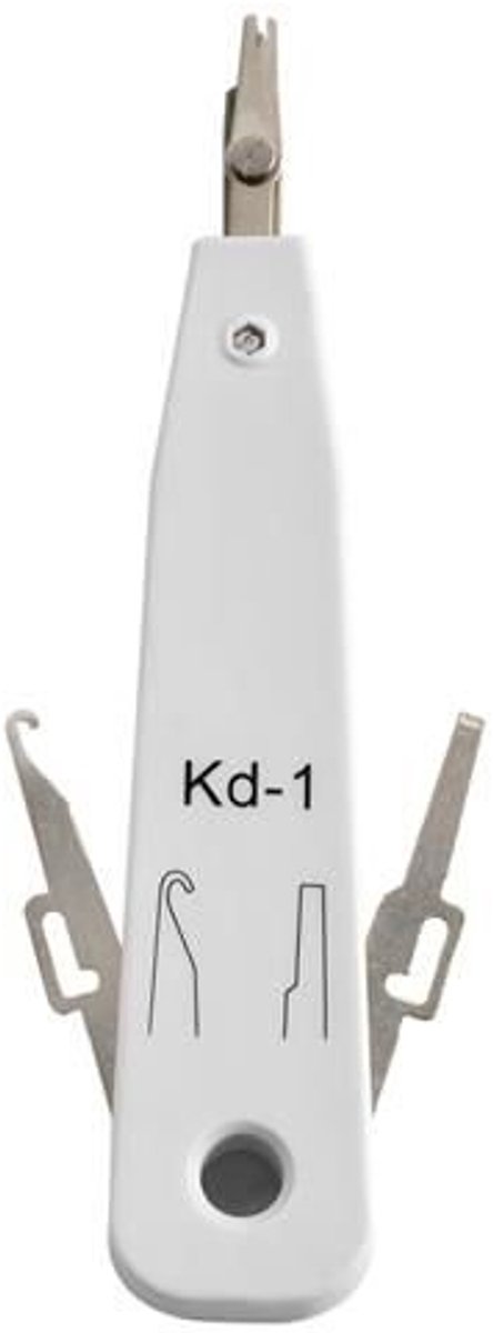LSA Tang - Punch Down Tool - LSA Montagetang Met Schaar Voor UTP RJ45 - RJ11 - Cat5 - Cat5e - Cat 6 - Kabeltester Internet - Ethernet - Lan - ISDN - Telefoon - Netwerk Kabels