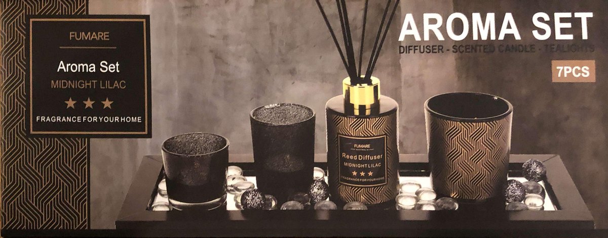 Luxe Aroma Set - Kaarsen set - Verfrisser - Scented Candle - Tealights -  Fragrance for... | bol.com
