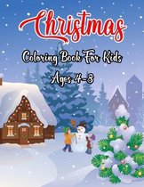 Christmas Coloring Book For Kids Ages 4-8