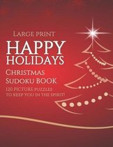 Happy Holidays Christmas Sudoku Book