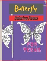 Butterfly Coloring Page For Teens