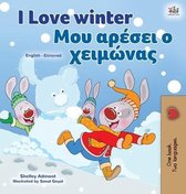 English Greek Bilingual Collection- I Love Winter (English Greek Bilingual Children's Book)