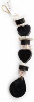 Soap Chain Heart Black