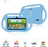 Veidoo -Kindertablet - tablet 7 inch - 16 GB - vanaf 2 jaar - leerzame tablet voor kinderen - Bluetooth - Wifi - spellen - camera - Blauw