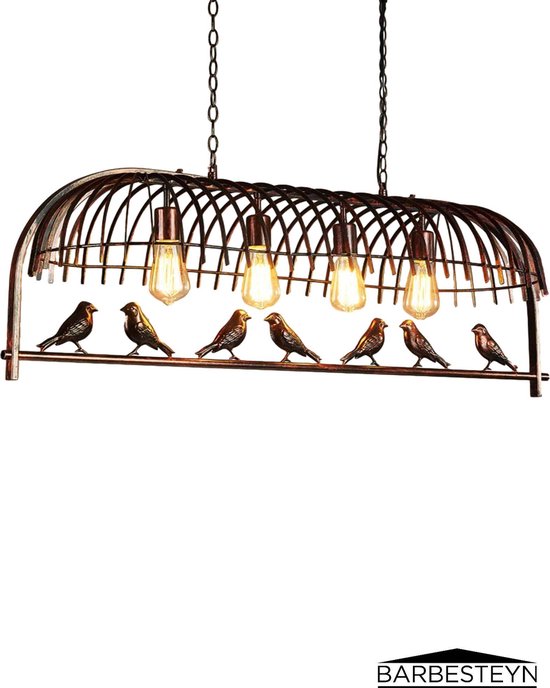 oppervlakte Mus Pence Vogel Lamp - Bronzen - Plafond lamp - Hanglamp - Robuuste Lampen - Van  Stevig Metaal... | bol.com
