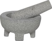 Vijzel - Mortier set - Vijzel en stamper - Kruidenstamper - Graniet - d10xh6cm
