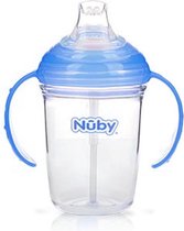 Nuby Antilekbeker Met Handvatten Tritan 240ml Blauw 6m+