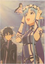 Sword Art Online Anime Vintage Poster 51x35cm.