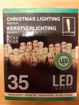 Kerstverlichting 35 LED-lampjes Warm Wit