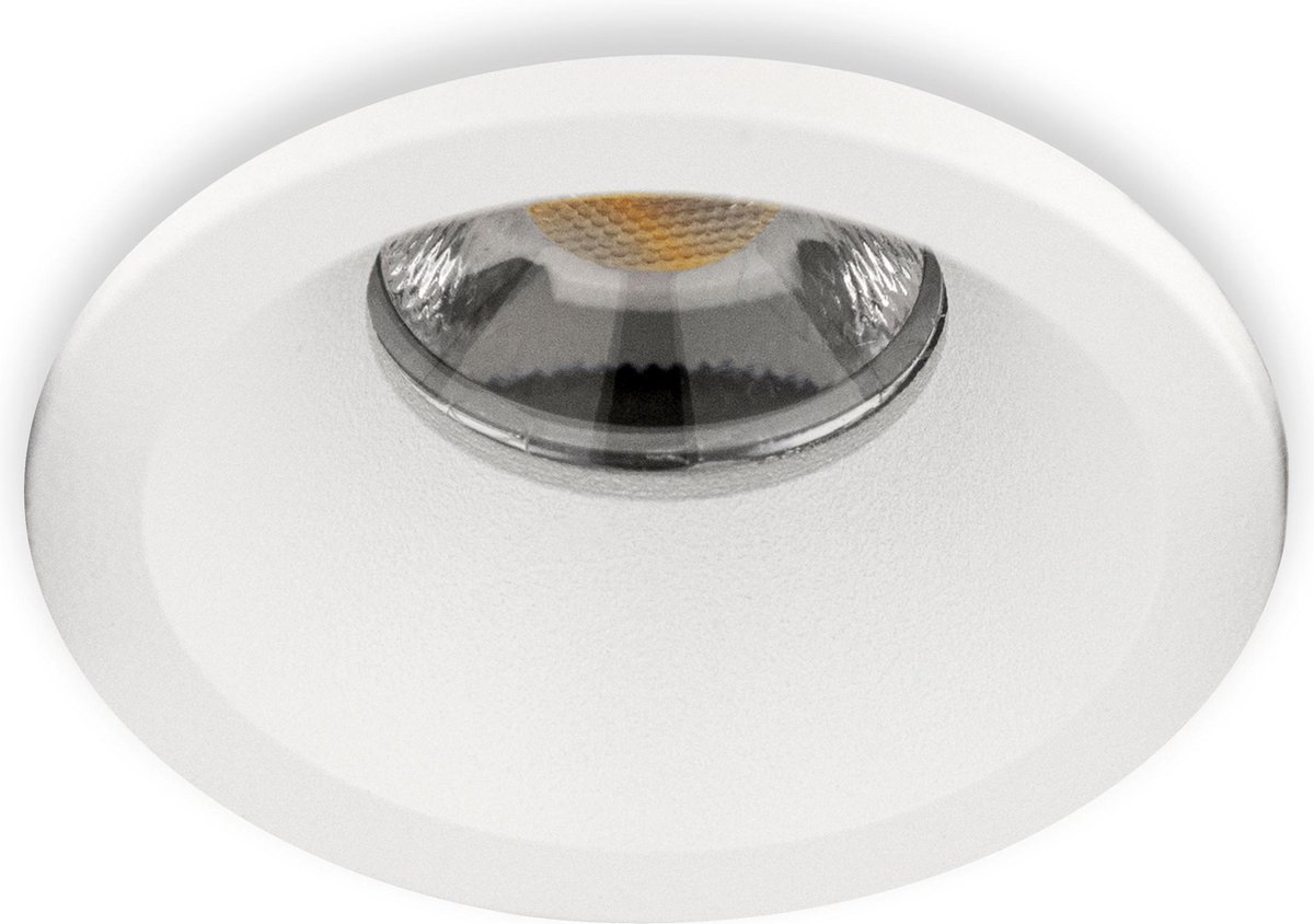 Groenovatie Inbouwspot LED - 3W - Wit - Rond - Ø40mm - Dimbaar - Warm Wit