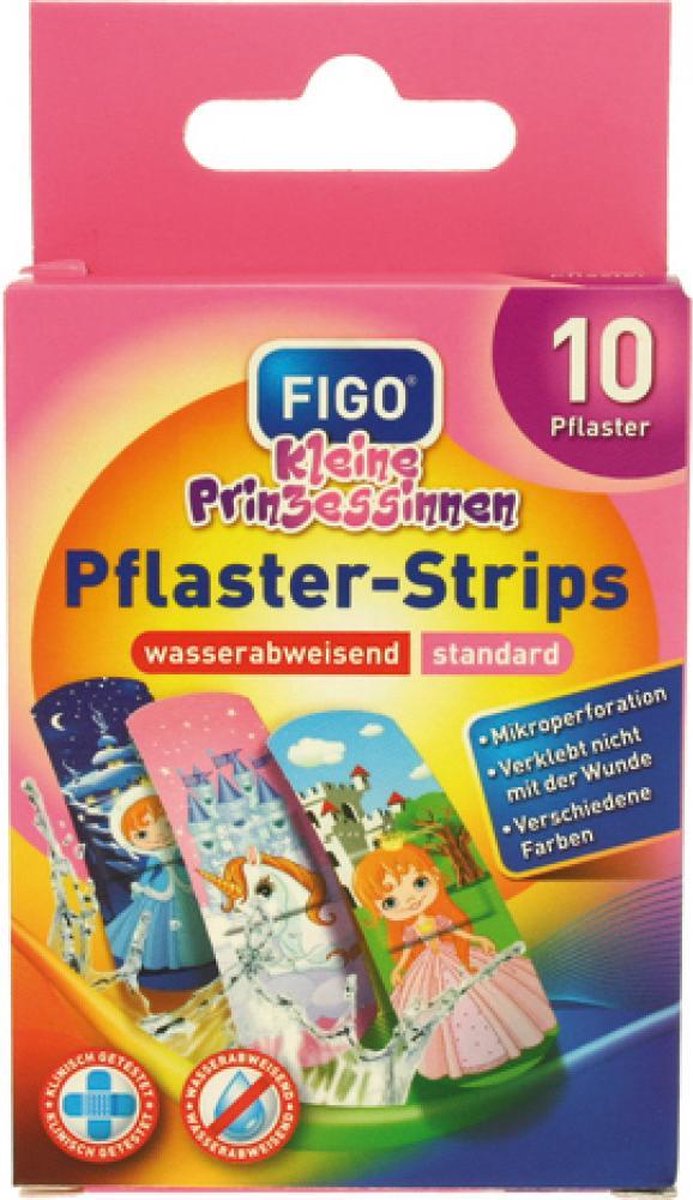 Goedkoopste Figo waterafstotende pleisters voor kinderen - Prinsessen 10 stuks