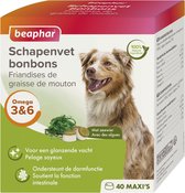 Beaphar Schapenvet Bonbons+Zeewier Hondensnack - 245 gr