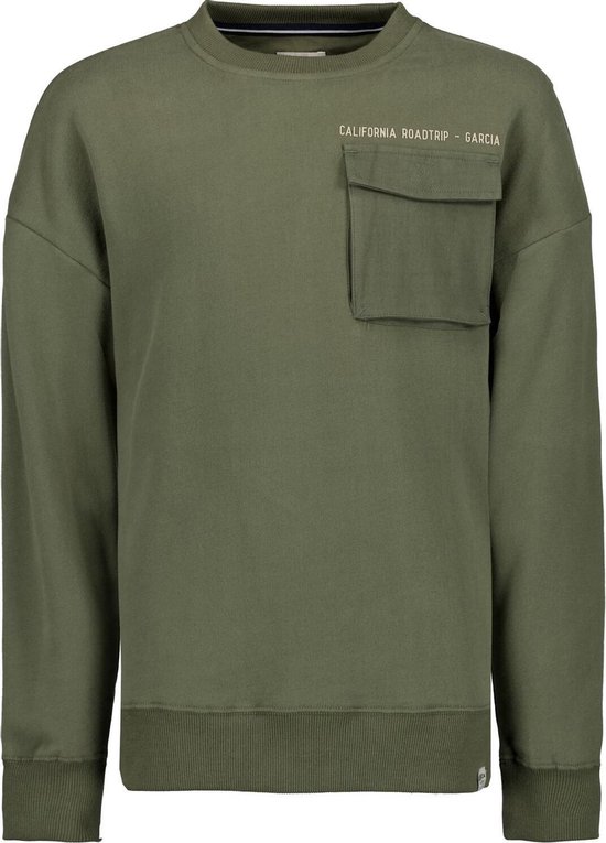 GARCIA Jongens Sweater Groen - Maat 140/146