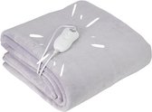 Elektrische deken - Grijs - 80x150cm - 60W - Polyester - Warmtedeken