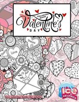 Valentines day coloring book love coloring books for adults