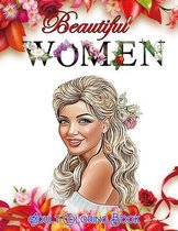 Beautiful Women Adult Coloring Book