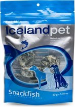 Icelandpet Snackfish Hondensnack Kabeljauwhuid 50 gr
